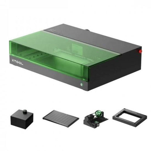 xTool S1 Enclosed Diode Laser Cutter 40W with RA2 Pro kit-Advanced Laser Engraving & Cutting Solution