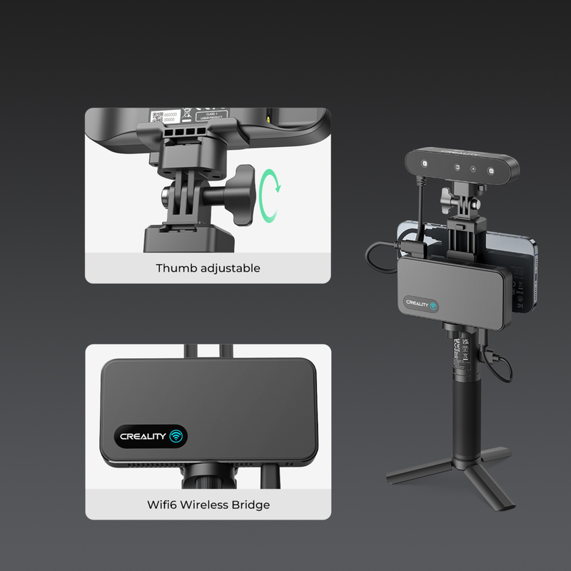 Creality CR-Scan Ferret Pro 3D Scanner-Precision,Portability and Performance