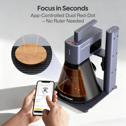 Laserpecker LP2 Plus 10W Desktop Laser Engraver & Cutter