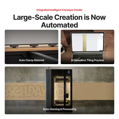 XTool P3 (Versatile Bundle)80W Flagship CO2 Laser Cutter With Intelligent Automation