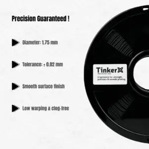 TinkerX PLA+ Black