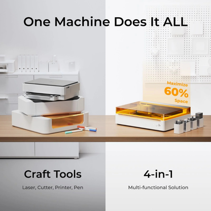 xTool M1 Utra 20W Premium Kit 4 in 1 Laser,Blade Cutting,Foil&Ink Craft Machine