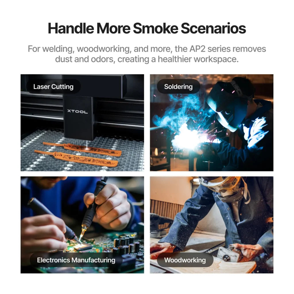 xTool SafetyPro AP2 Air Purifyer with Super Cyclone