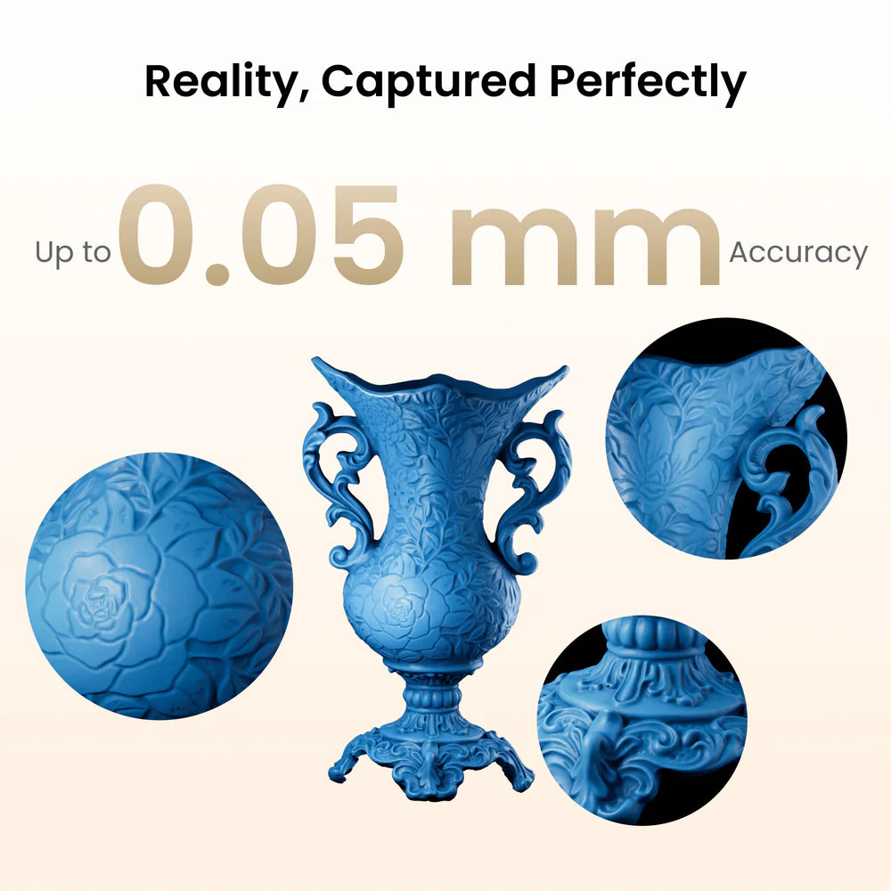 Revopoint INSPIRE 2(Standard Edition): Wireless Infrared Laser & Structured Light 3D Scanner|Multi Line Lasers,Outdoor Scanning