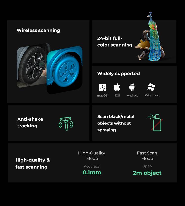 Creality CR-Scan Ferret Pro 3D Scanner-Precision,Portability and Performance