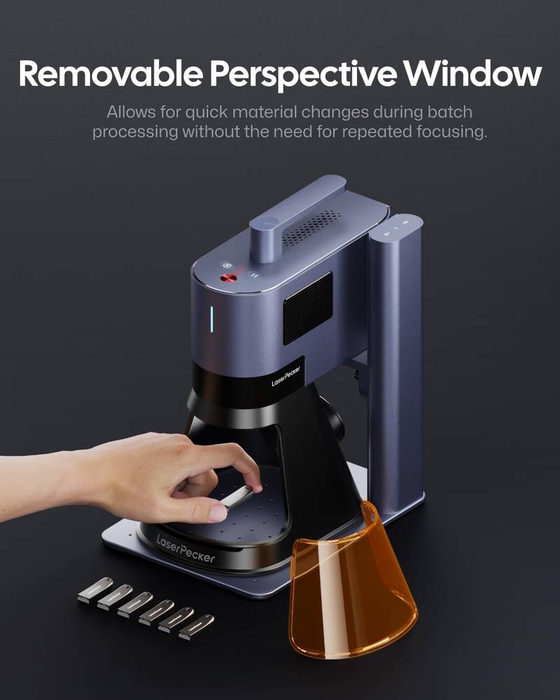 LaserPecker LP5- The Smart 20W Fiber+Diode Laser Engraver