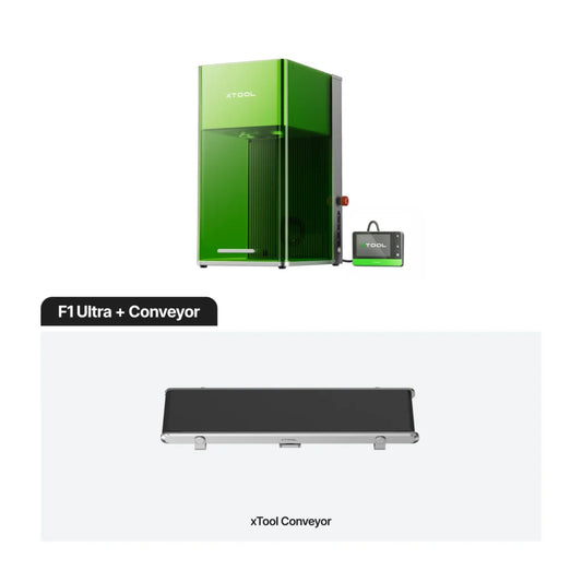 xTool F1 Ultra+Conveyor 20W Fiber & Diode Dual Laser Engraver