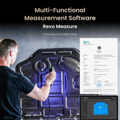 Revopoint MetroY Ultra (Standard Edition): High Perform Wireless 3D Scanner For Small To Medium Workpieces
