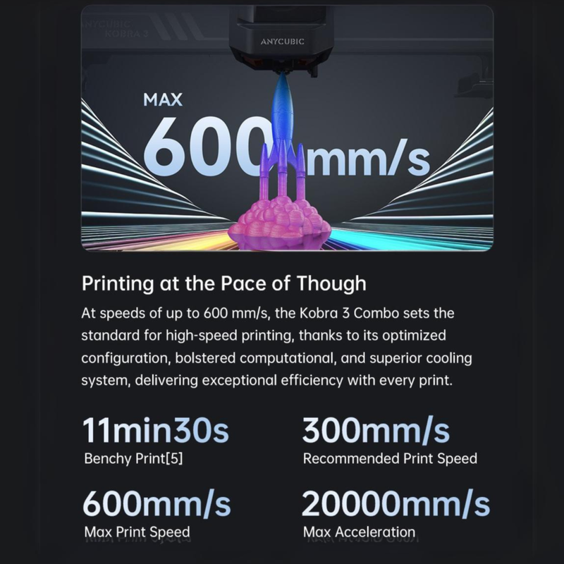 Anycubic Kobra 3 FDM 3D Printer (Without AMS)