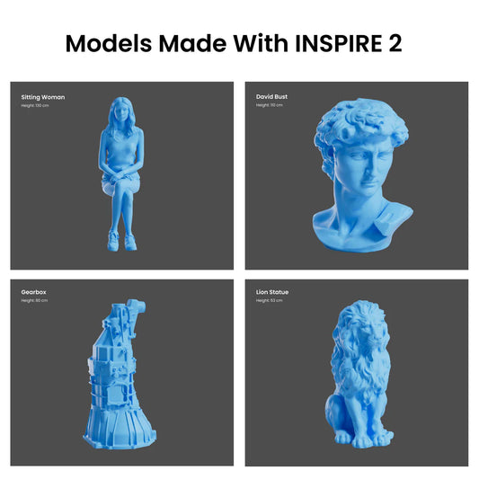 Revopoint INSPIRE 2(Premium Edition):Wireless Infrared Laser & Structured Light 3D Scanner|Multi Line Lasers,Outdoor Scanning