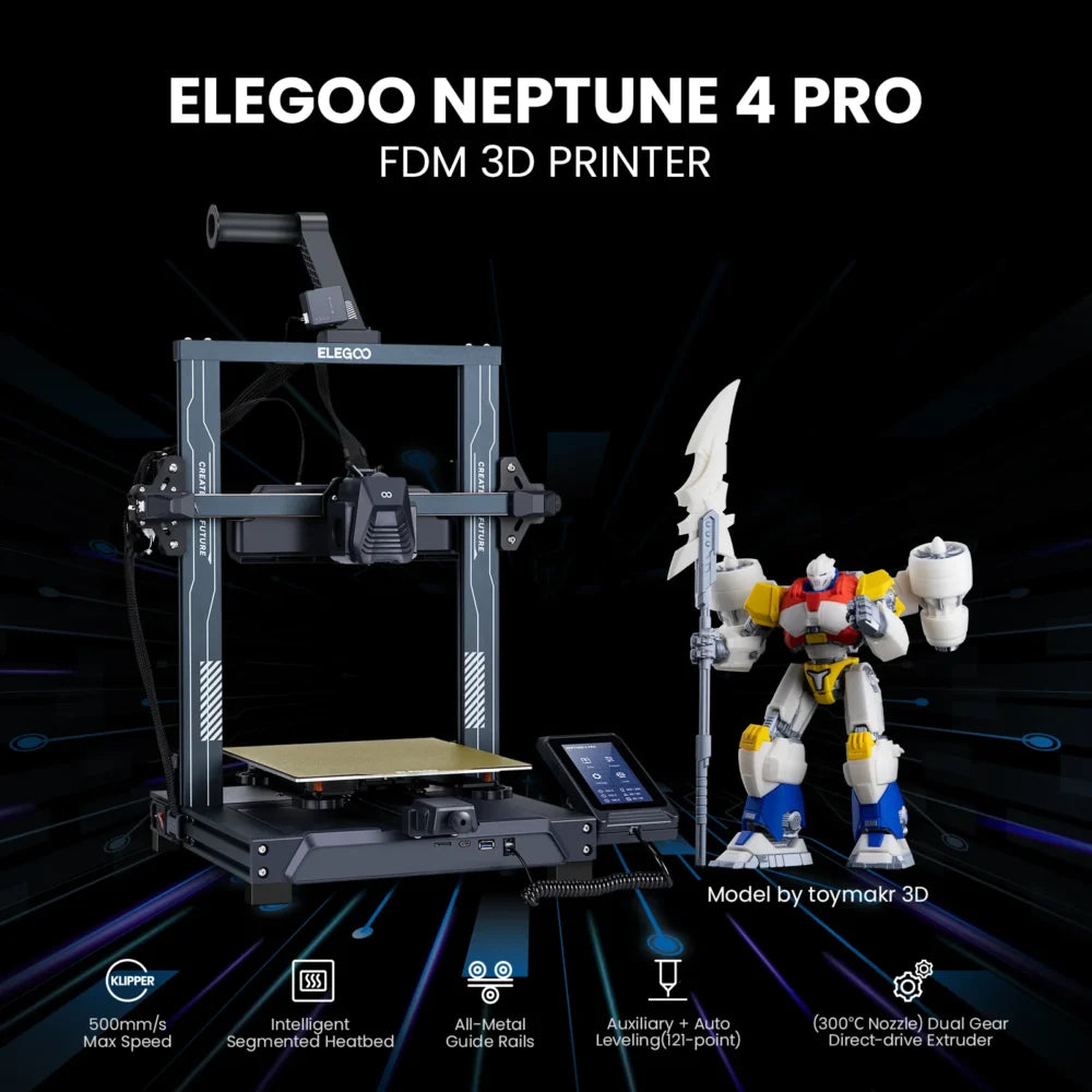 Elegoo Neptune 4 Plus 3D Printer