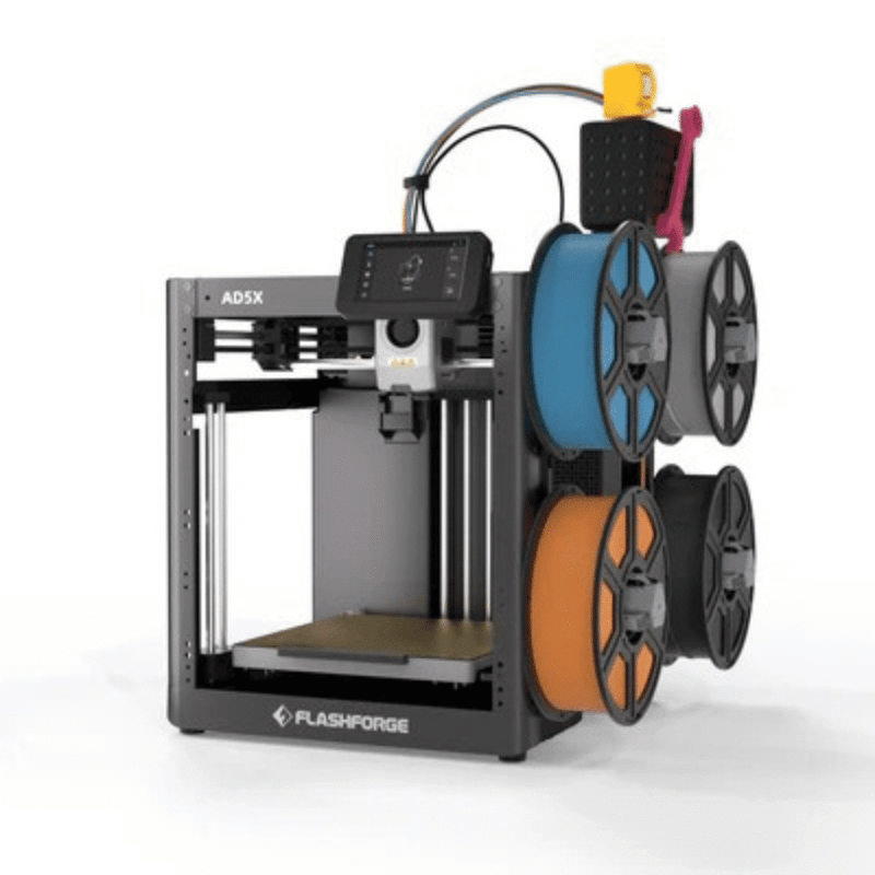 Flashforge AD5X High Speed Multi Color 3D Printer - 4 Colour Printing