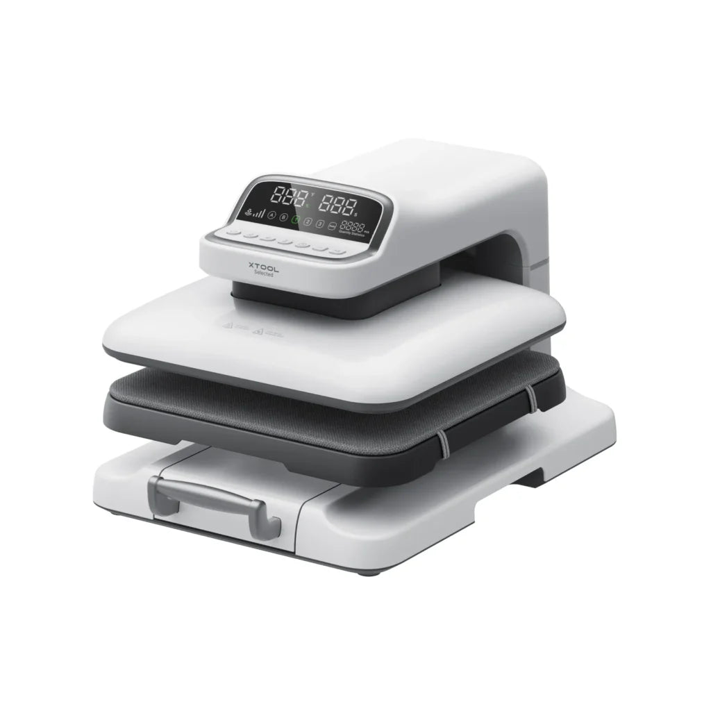 xTool Selected HP2 Auto Heat Press-15”*15”| Fully Automatic Professional Heat Press Machine for Apparel Printing