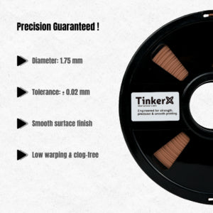 TinkerX PLA+ Chocolate Brown