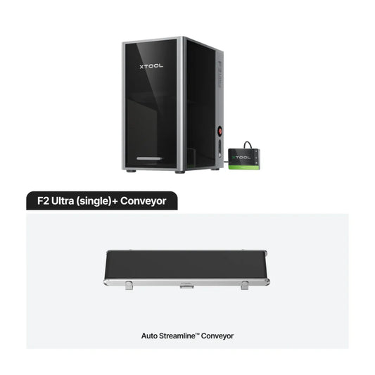 xTool F2 Ultra (Single)+ Conveyor: India’s First 60W MOPA Single Layer Engraving Machine