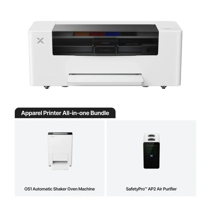 XTool Apparel Printer (All-in-one Bundle)-DTF Printer For T-Shirts,Hoodies,Bags& Fabric Printing