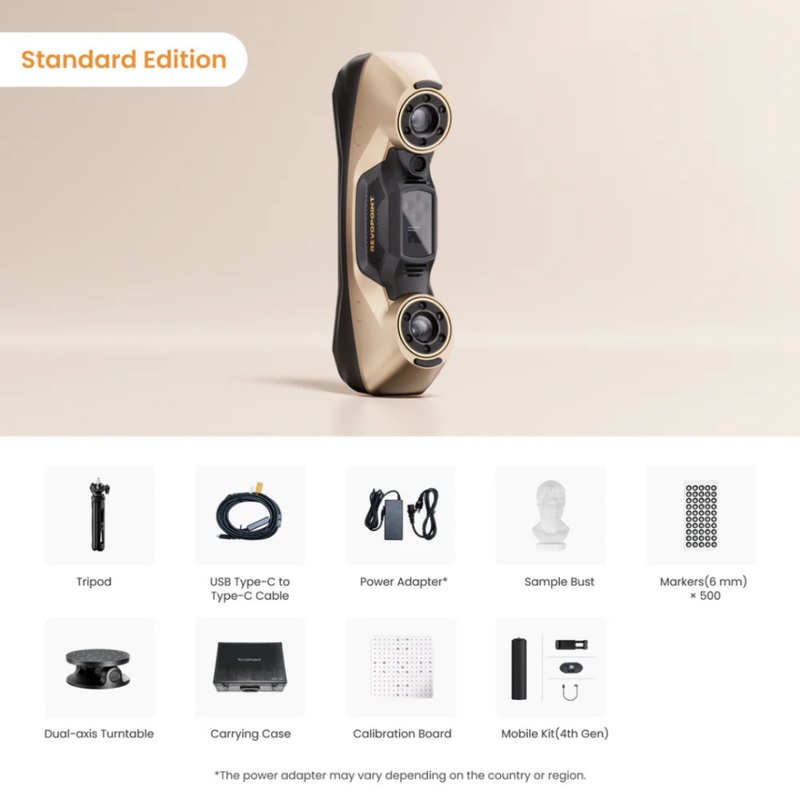 Revopoint MetroY Ultra (Standard Edition): High Perform Wireless 3D Scanner For Small To Medium Workpieces