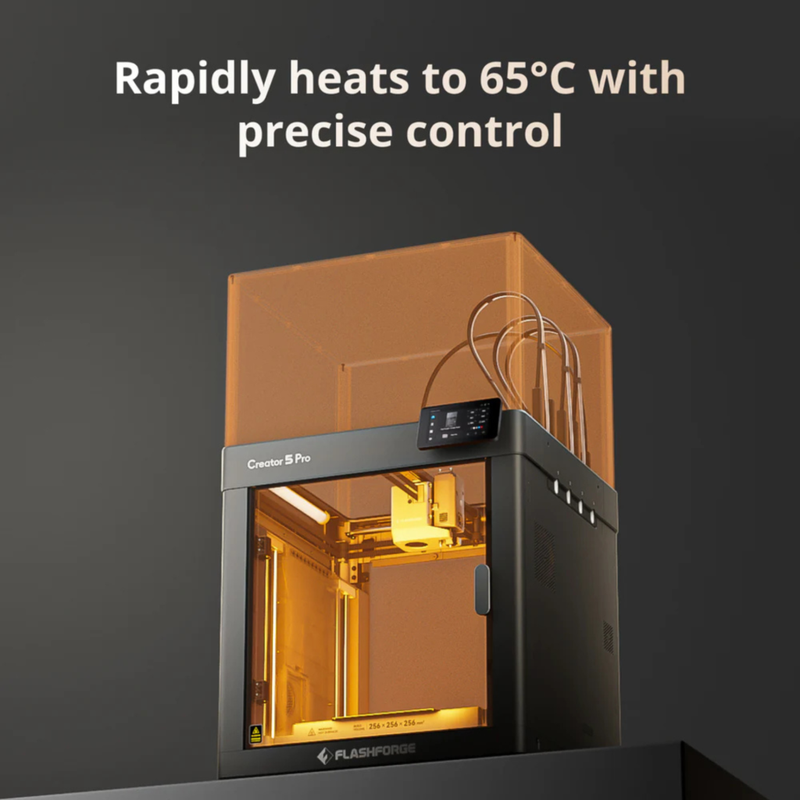 Flashforge Creator 5 Pro 4- Toolheads Enclosed Multi-Conor 3D Printer