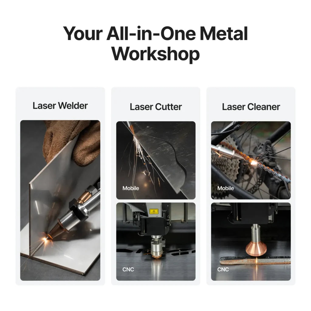 xTool MetalFab 1200W All-in-one Fiber Laser Welding Machine &CNC Laser Cutter