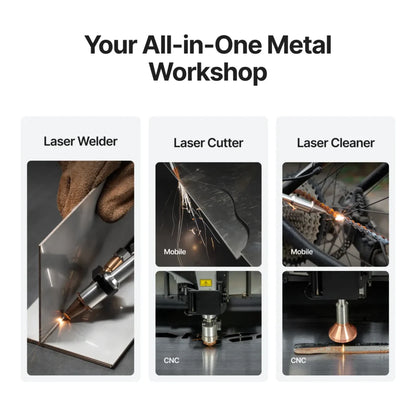 xTool MetalFab 1200W All-in-one Fiber Laser Welding Machine &CNC Laser Cutter