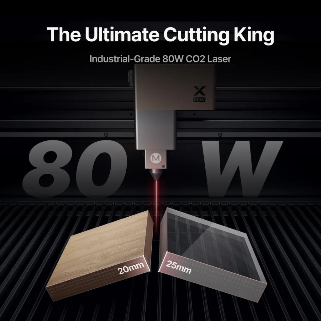 XTool P3 (Versatile Bundle)80W Flagship CO2 Laser Cutter With Intelligent Automation