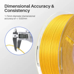 Elegoo Silk PLA Filament Silk Gold