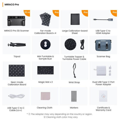 Revopoint MIRACO PRO Standalone 3D Scanners for Mall to Large Objects Scanner (32 GB)