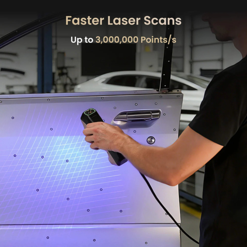 Revopoint MetroY Ultra (CMM Edition):High Performance Wireless 3D Scanner For Small To Medium Workpieces