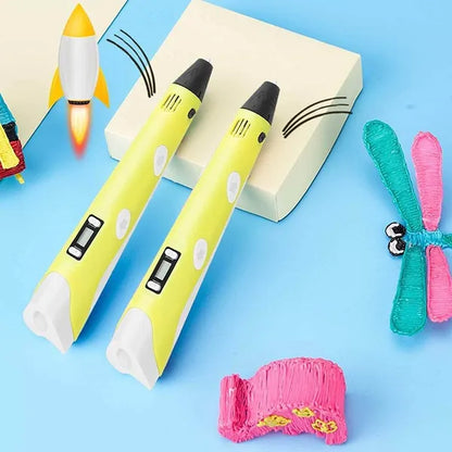 3D Pen For Kids | 3D Printing Pen With Yellow Color