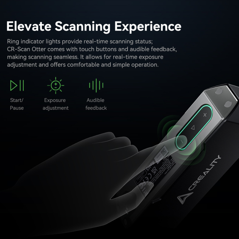 Creality CR-Scan Otter 3D-High-Precision,Portable and Versatile