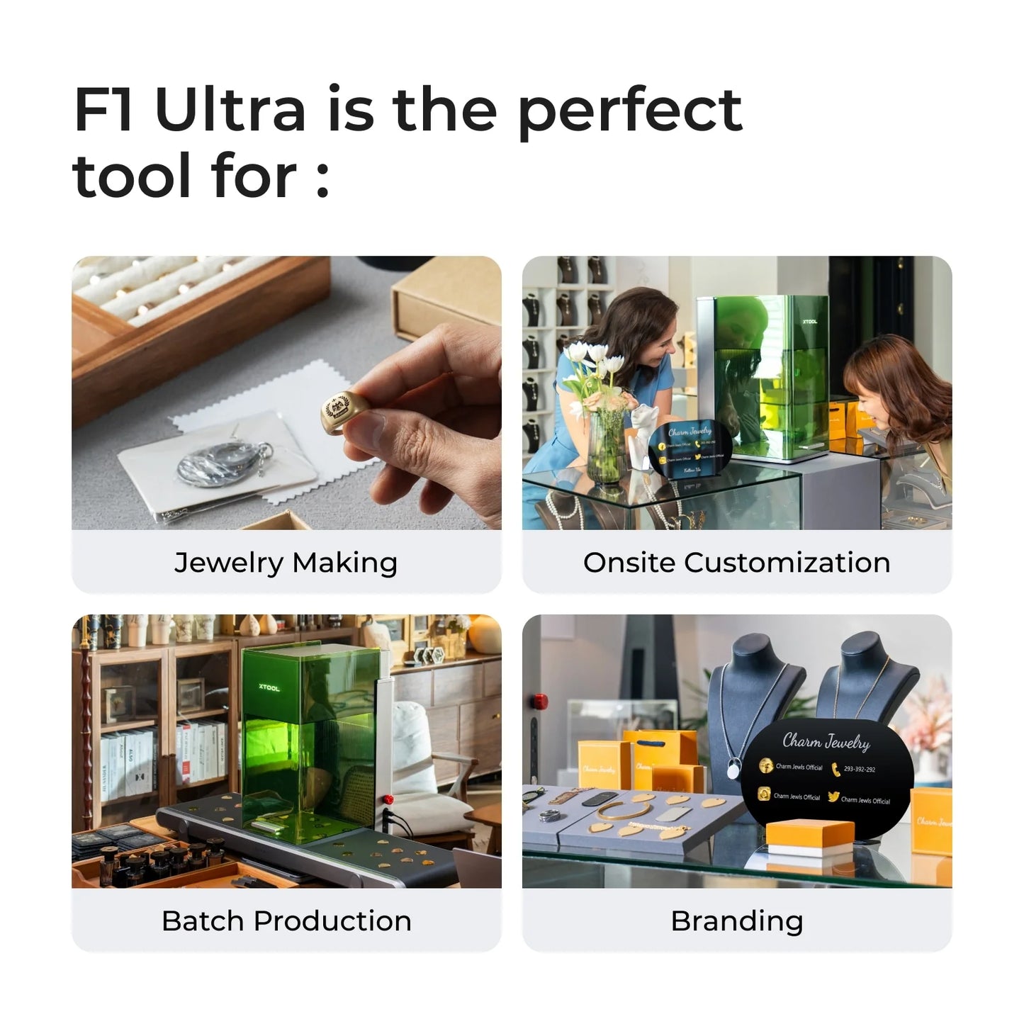 xTool F1 Ultra Deluxe Bundle 20W Fiber & Diode Dual Laser Engraver