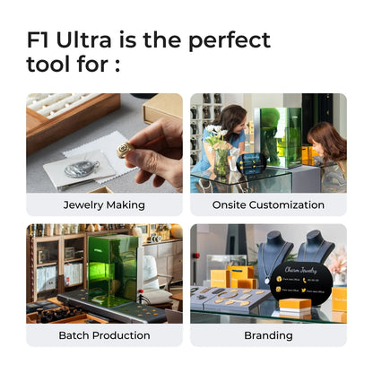 xTool F1 Ultra Deluxe Bundle 20W Fiber & Diode Dual Laser Engraver