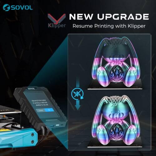 Sovol SV07 Plus 3D Printer: High-Speed, High-Temperature Printing with Precision Features
