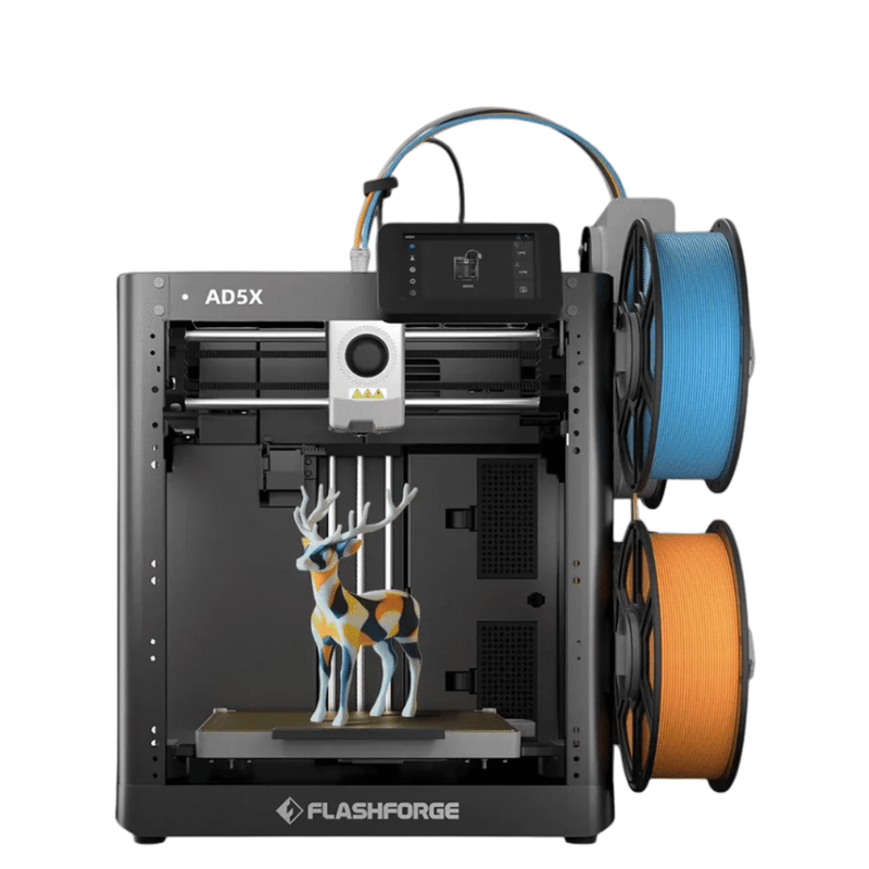Flashforge AD5X High Speed Multi Color 3D Printer - 4 Colour Printing