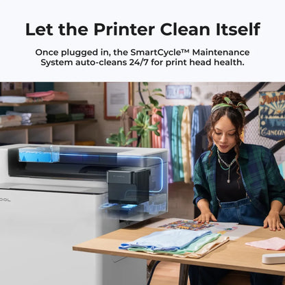 XTool Apparel Printer (All-in-one Bundle)-DTF Printer For T-Shirts,Hoodies,Bags& Fabric Printing