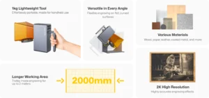 LaserPecker LP2- Classic Handheld Diode laser Engraver