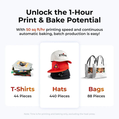 XTool Apparel Printer (All-in-one Bundle)-DTF Printer For T-Shirts,Hoodies,Bags& Fabric Printing