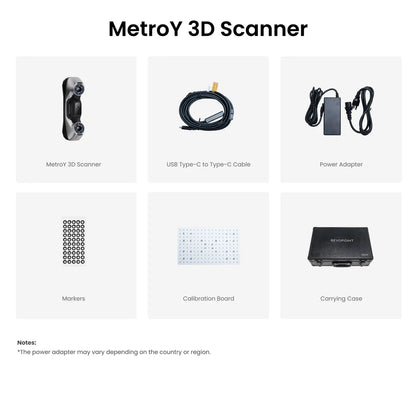 Revopoint MetroY-Best Wireless Blue Laser 3D Scanners for Small &Medium Workpieces