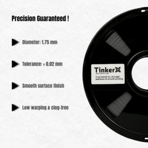TinkerX PLA+ Dark Grey