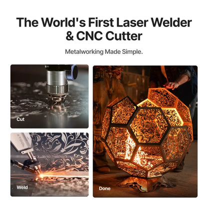 xTool MetalFab 1200W All-in-one Fiber Laser Welding Machine &CNC Laser Cutter