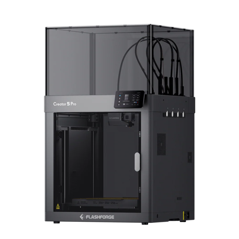 Flashforge Creator 5 Pro 4- Toolheads Enclosed Multi-Conor 3D Printer