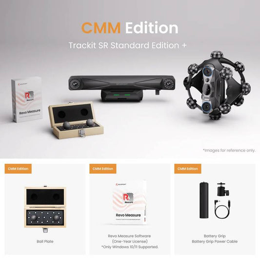 Revopoint Trackit SR (CMM Edition):Wireless Optical Tracking 3D Scanner|Marker Free&Portable