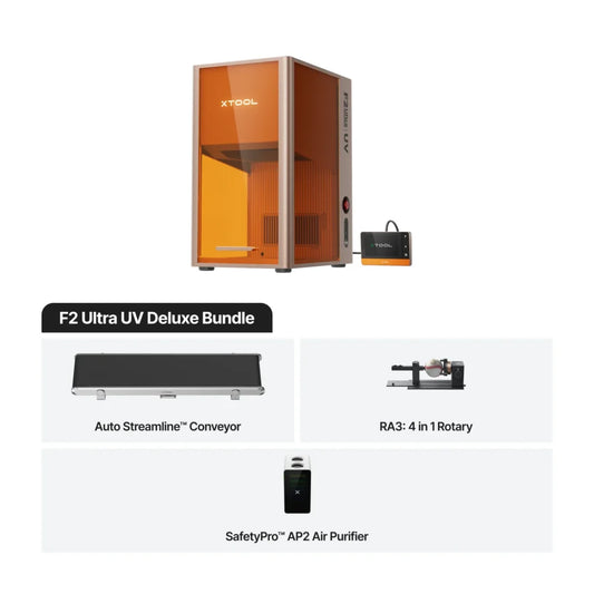 xTool F2 Ultra (Deluxe Bundle)5W UV Laser Engraving Machine