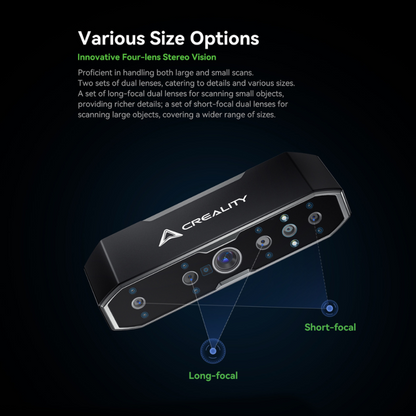 Creality CR-Scan Otter 3D-High-Precision,Portable and Versatile