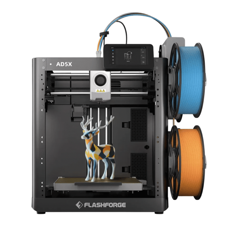 Flashforge AD5X High Speed Multi Color 3D Printer - 4 Colour Printing