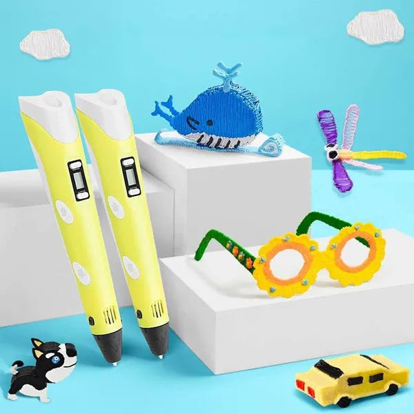 3D Pen For Kids | 3D Printing Pen With Yellow Color