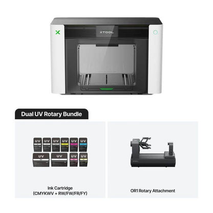 xTool 01 Omni Printer Dual UV Rotary Bundle