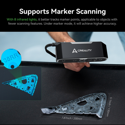 Creality CR-Scan Otter 3D-High-Precision,Portable and Versatile