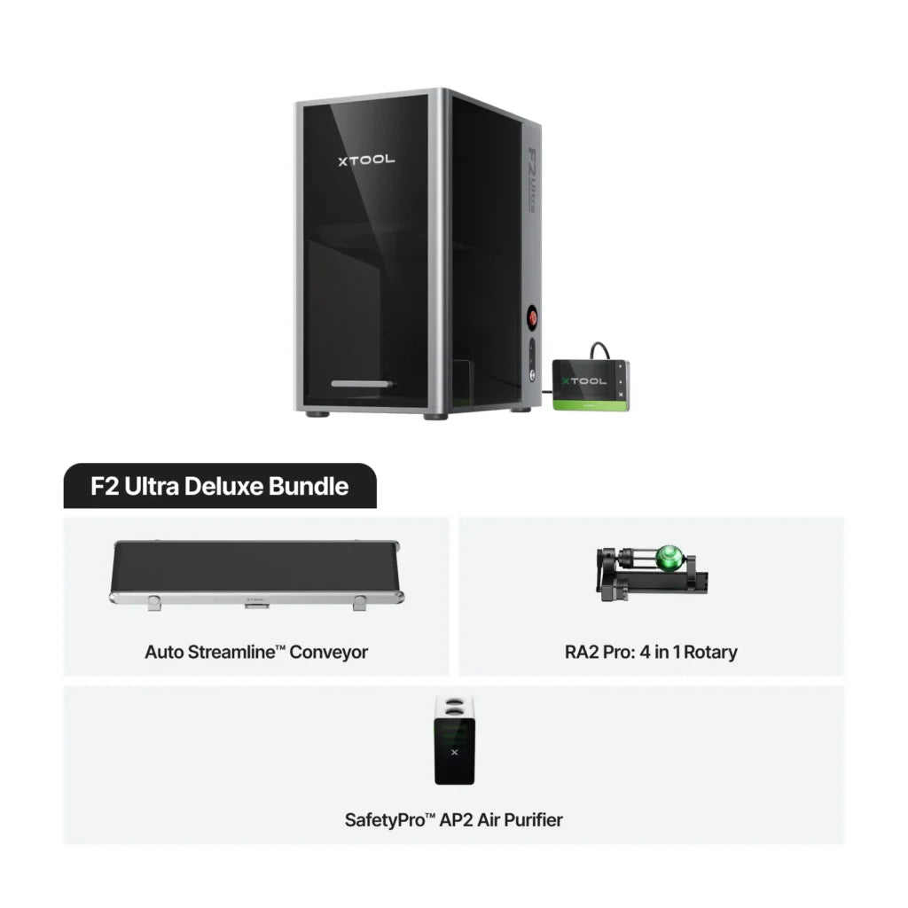 XTool F2Ultra(Standalone)-World’s First Dual-Laser Engraving Machine(60W MOPA+40W Diode)