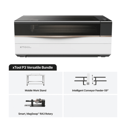 XTool P3 (Versatile Bundle)80W Flagship CO2 Laser Cutter With Intelligent Automation